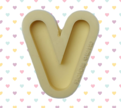 Moldes Alfabeto Arredondado Invertido - Letras Individuais (4cm) - Avulso ou Completo (Escolha)