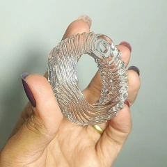 Letra Avulsa - Alfabeto Oceano 3D - Letras de 5cm - Molde texturizado - Escolha a Letra