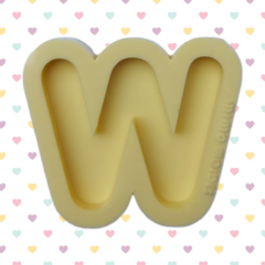 Moldes Alfabeto Arredondado Invertido - Letras Individuais (4cm) - Avulso ou Completo (Escolha) - comprar online