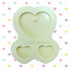 Molde de Coração para Joias - Pingente e Brincos (3cm) - comprar online