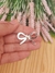 PAR PIERCING REF Z-2087 (LACINHO DOURADO STRASS CRISTAL) PRONTA ENTREGA - (11090-7) na internet
