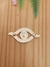 PAR PIERCING - REF Z-2358 (OLHO GREGO - DOURADO) PRONTA ENTREGA - (17913-7) na internet