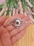 PAR PIERCING - REF Z-2358 (OLHO GREGO - DOURADO) PRONTA ENTREGA - (17913-7) - comprar online