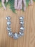CABEDAL PAR - REF E-4288 PRONTA ENTREGA - (12655-4) NÍQUEL - Onix Strass
