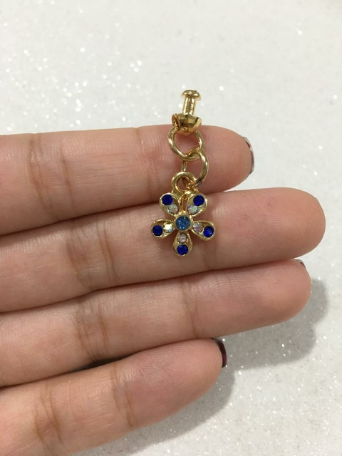 PAR PINGENTE REF Z-2193 (FLORZINHA P) PRONTA ENTREGA - (19818-7)