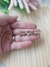 PAR PIERCING REF. Z-2174 ( TE AMO) PRONTA ENTREGA (13369-7)