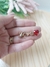PAR PIERCING REF Z-2178 (LOVE) PRONTA ENTREGA - (12814-7)