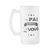 Caneca De Chopp Cerveja Gravidez Pai Promovido A Super Vovô