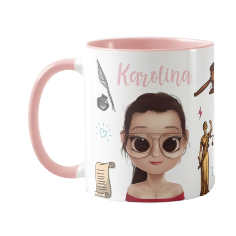 Caneca Profissão Presente Advogada Formatura Direito
