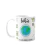 Caneca Divertida Engenharia Ambiental com Nome Personalizado
