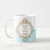 Caneca Presente Convite Padrinho de Batizado Crisma Azul