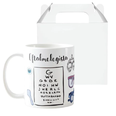 Caneca Personalizada de Presente Profissional Oftalmologista