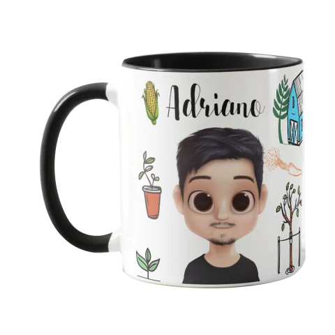 Caneca Personalizada Engenharia Agronômica com Avatar