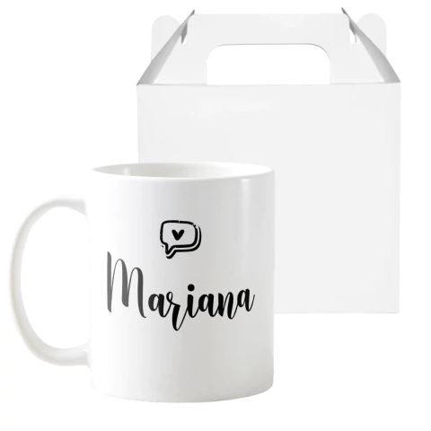 Caneca Personalizada com Nome para Amiga Secreta Aniversário