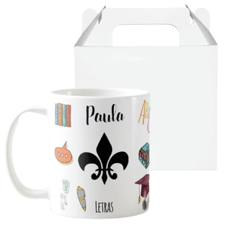 Caneca Personalizada Professor de Português com Nome