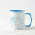 Kit Presente Dia dos Pais Caneca e Almofada Azul com Foto - Do Luz Presentes Personalizados