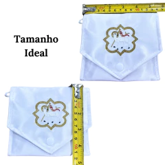 Imagem do Kit Bolsa Viático Cordeiro de Páscoa - Sanguíneo e Corporal + Teca Dourada JHS