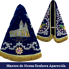 Manto Nicho Original PERSONALIZADO com Igreja bordada - 38cm