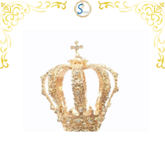 Coroa Replica da Oficial Maciça Folheada - comprar online