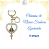 Chaveiro de Nossa Senhora Aparecida - Formato coração