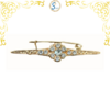 Broche de Nossa Senhora Aparecida Cristal Branco