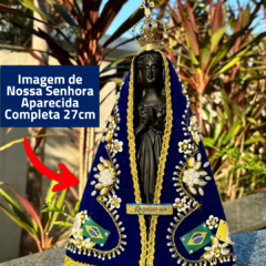 Nossa Senhora Aparecida 30 cm Resina Luxo - comprar online