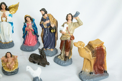 Presépio de Natal de Resina- 13cm RESINA - Silvana Mantos