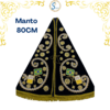 Manto 80cm de Nossa Senhora Aparecida- Modelo Flores