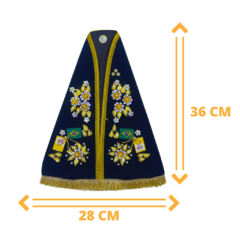 Manto de Nossa Senhora Aparecida de 36cm - Modelo Sem Touca na internet