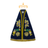 Manto de Nossa Senhora Aparecida de 36cm - Modelo Sem Touca