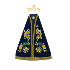Manto de Nossa Senhora Aparecida de 36cm - Modelo Sem Touca
