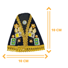 Manto Nossa Senhora Aparecida 10 cm - Modelo Sem Touca na internet