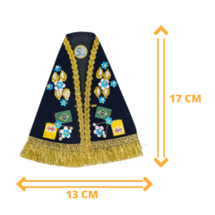 Manto Nossa Senhora Aparecida 17 cm - Modelo Sem Touca na internet