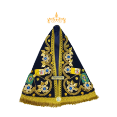 Manto Nossa Senhora Aparecida 25cm - Modelo Pérola - loja online