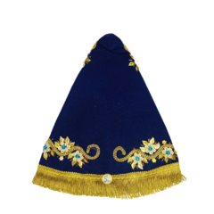 Manto Nossa Senhora Aparecida 40cm - Modelo Pérola