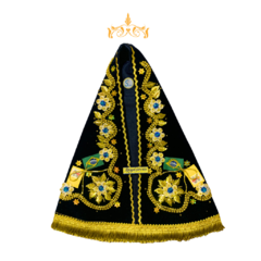 Manto Nossa Senhora Aparecida 30cm Luxo