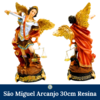 São Miguel Arcanjo 30cm Resina