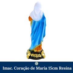 Imaculado Coração de Maria 15cm Resina na internet