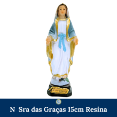 Nossa Senhora das Graças 15cm Resina - comprar online