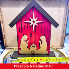 Imagem do Presépio Natalino em MDF - Modelo Capela
