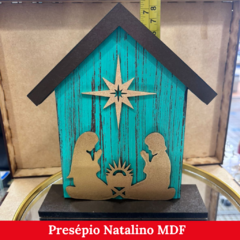 Presépio Natalino em MDF - Modelo Capela