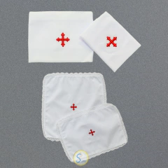 Bolsa Viático Sanguíneo Corporal Ministro Eucaristia - Modelo Off White: Cordeiro De Páscoa - comprar online