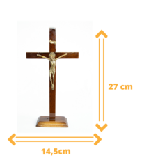 Imagem do Cruz de madeira para mesa de 27cm