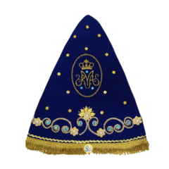 MANTO MARIANO PEDRAS AZUIS 2023- 35CM - comprar online