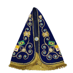 MANTO MARIANO PEDRAS AZUIS 2023- 35CM