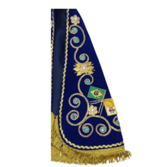 MANTO MARIANO PEDRAS AZUIS 2023 - 40CM - loja online