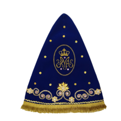 MANTO MARIANO PEDRAS ROSAS (Novena de 2023 ) -35CM - comprar online