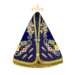 Manto Nossa Senhora Aparecida 35cm - Milagre da Pesca Especial 2023