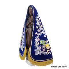 Manto Réplica do Nicho Original de Nossa senhora Aparecida - 38cm VELUDO IMPORTADO - comprar online