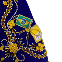 Manto de Nossa Senhora Aparecida de 38cm - Modelo Basílica Velha - comprar online